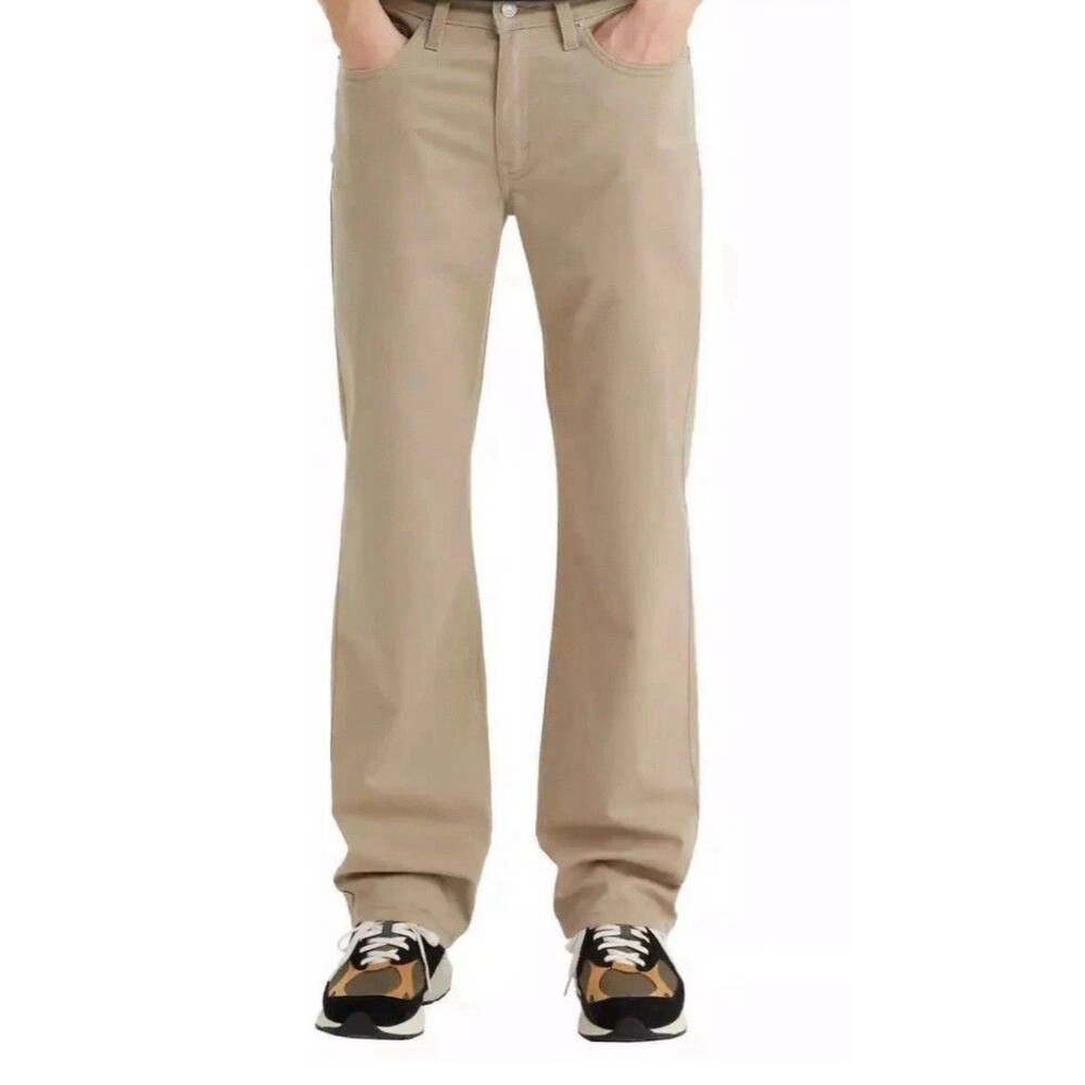 NWT Levi's Men's 514 Straight Fit Stretch Jeans 32/34 Sand Brown